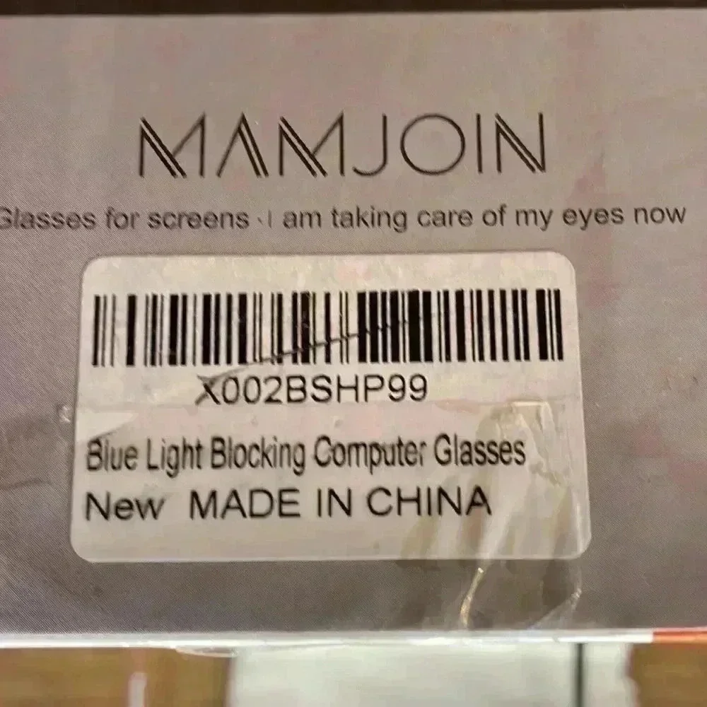 Mamjoin Glasses for Screens Set of 2 UV, Blue Light Blocking